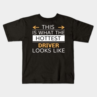 Driver Looks Like Creative Job Typography Design Kids T-Shirt